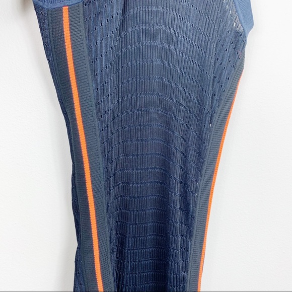 Alexander Wang Petrol navy Ribb Knit Tank dress S - Picture 2 of 7